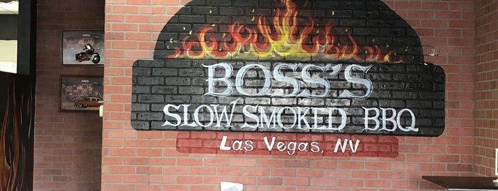 Boss's Slow Smoked BBQ is one of Locais salvos de Mike.