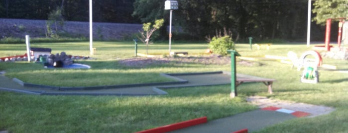 Loeschner's Village Green Miniature Golf is one of Family Fun Places to Visit.
