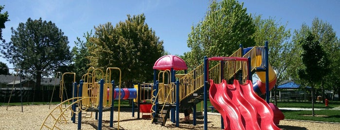 Tulley Park is one of Treasure Valley Playgrounds.