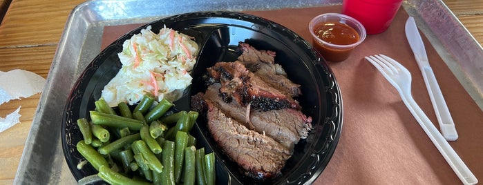 Schmidt Family Barbecue is one of Great BBQ meat trail.