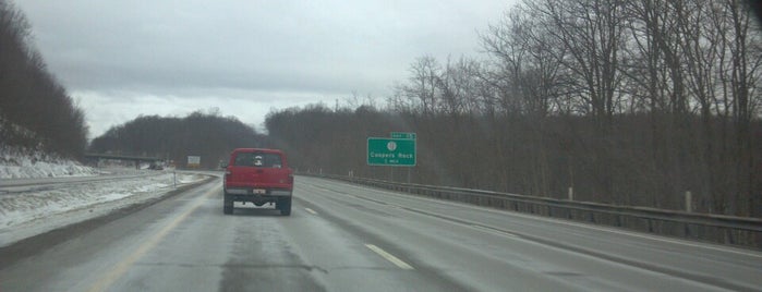 I-68 Exit #15 (Coopers Rock) is one of Usual Places.