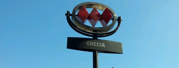 Metro Grecia is one of Tempat yang Disukai Gabriel.