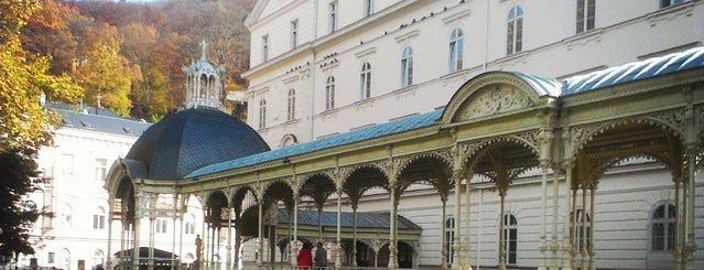 Sadová kolonáda is one of Karlovy Vary.