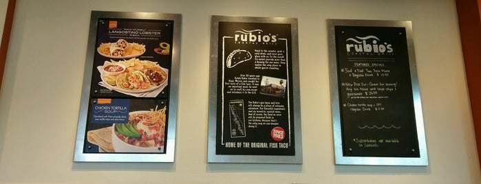Rubio's Coastal Grill is one of Lugares favoritos de Stefan.