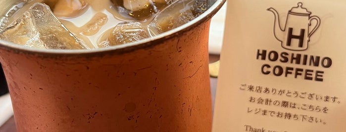 Hoshino Coffee is one of 電源のないカフェ（非電源カフェ）.