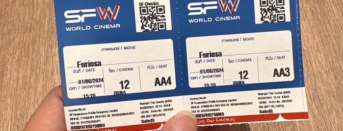 SF World Cinema is one of All-time favorites in Thailand.