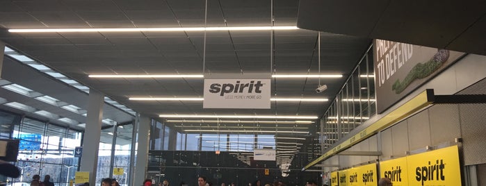Spirit Airlines Ticket Counter is one of Airport Transfers to O'Hare and Midway.