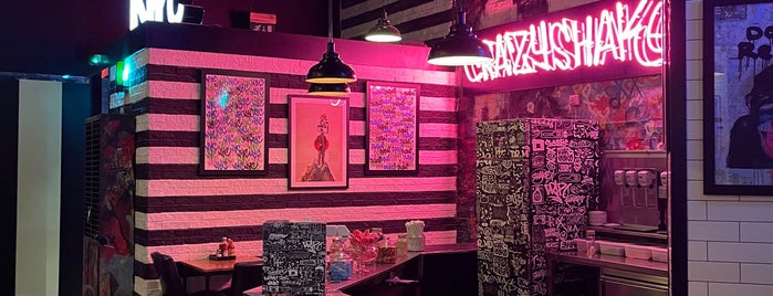 Black Tap Craft Burgers & Shakes is one of Dubai food.