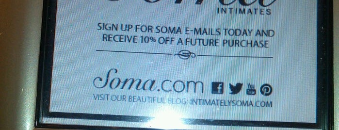 Soma is one of PHX Shopping in The Valley.
