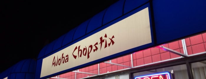 Aloha Chopstix is one of places that sound cool.