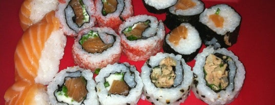 Kampai Sushi Bar e Restaurante Japonês is one of สถานที่ที่ Thiago ถูกใจ.