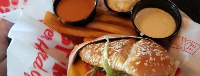 Red Robin Gourmet Burgers and Brews is one of Rarely.