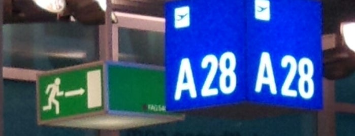 Gate A28 is one of Flughafen Frankfurt am Main (FRA) Terminal 1.
