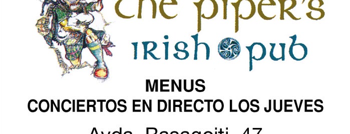 The Piper's Irish Pub is one of Colaboradores del Getxo Errugbia.