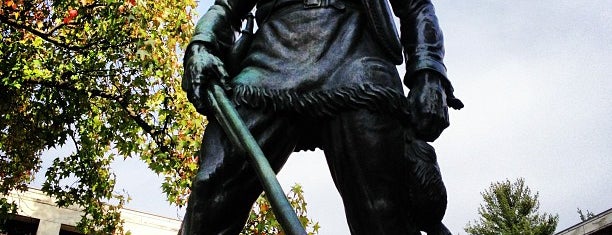 Mountaineer Statue is one of WVU Sites.