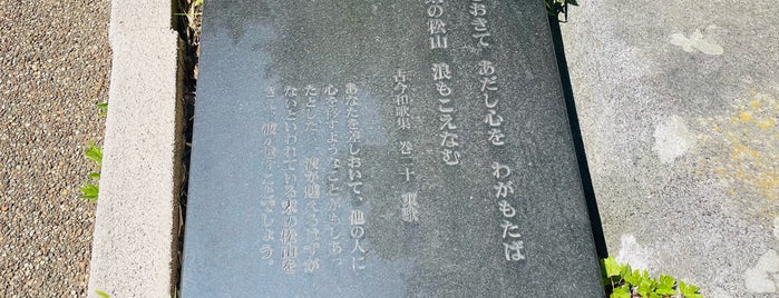 末の松山 is one of 史跡・名勝・天然記念物.