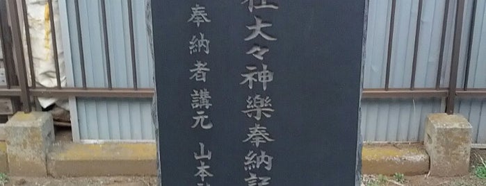 北野ノ稲荷神社 is one of 神社_埼玉.