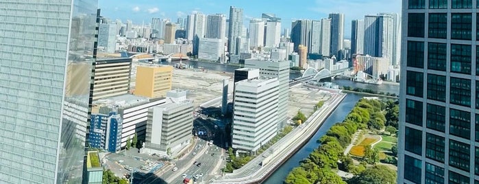 Shiodome Sio-Site is one of ドラマ「魔王」ロケ地.