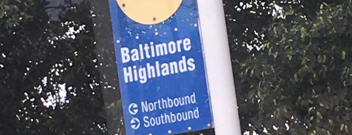 Baltimore Highlands Light Rail Station is one of Public Transportation.