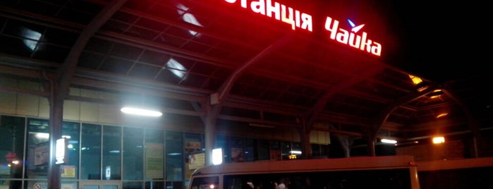 Автостанція Чайка is one of สถานที่ที่ Андрей ถูกใจ.
