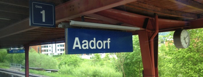Bahnhof Aadorf is one of ZVV S35: Winterthur <=> Wil SG (Thurbo).