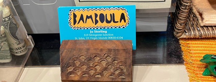 Bamboula is one of St. John Shopping.