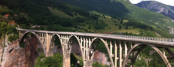 Đurđevića-Tara-Brücke is one of Montenegro, july 2013.