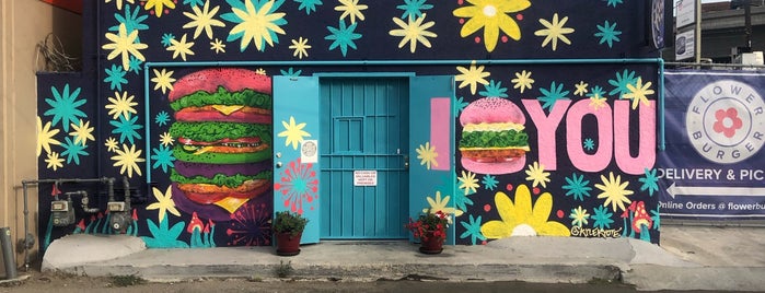 Flower Burger is one of Places To Try.