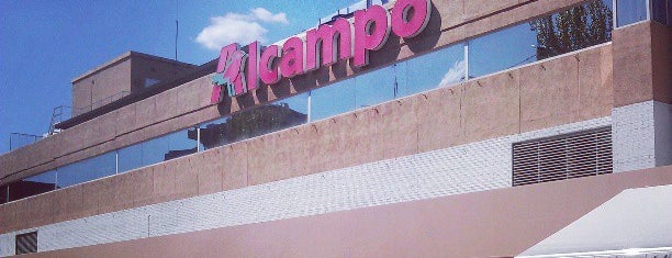 Alcampo is one of Madrid: Tiendas, Mercados y Centros Comerciales.