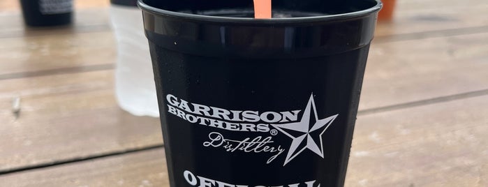 Garrison Bros. Distillery is one of Fredericksburg texas.