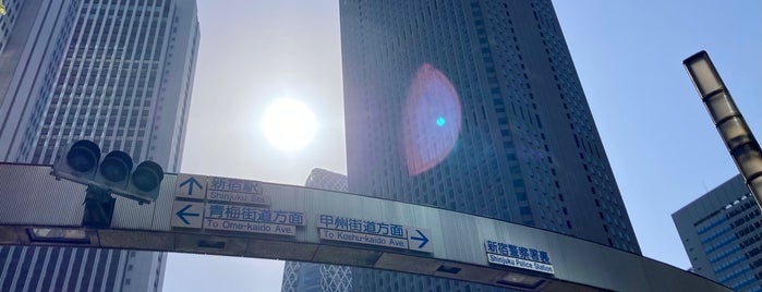 新宿警察署裏交差点 is one of 道路/道の駅/他道路施設.