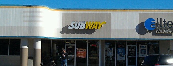 Subway is one of Alexander County Restaurants.