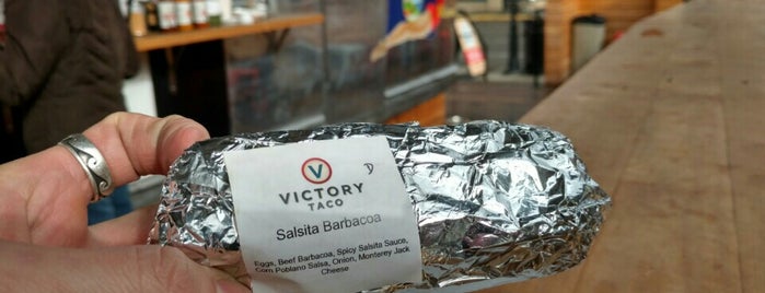 Victory Taco is one of สถานที่ที่ Sam ถูกใจ.
