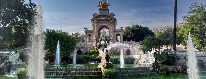 Parque da Cidadela is one of Spain. Barcelona.