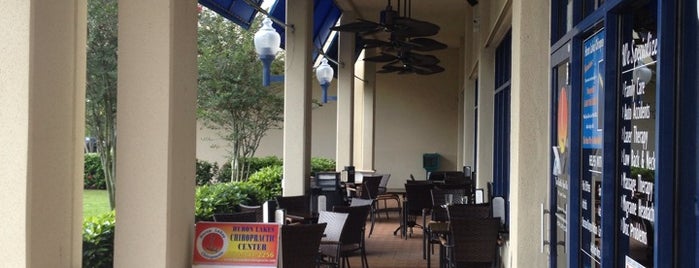 Falafel Bistro & Wine Bar is one of The few fun/good places in Coral Springs.