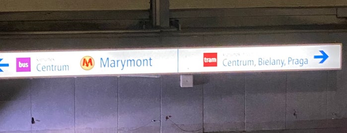 Metro Marymont is one of moje miejsca.