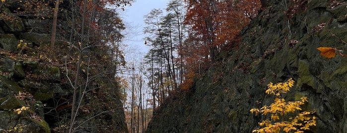 Blackhand Gorge State Nature Preserve is one of Hiking spots around Columbus.