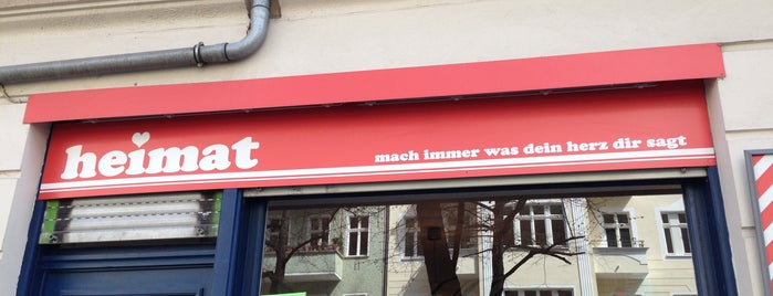 Heimat is one of Friedrichshainer boutiques.