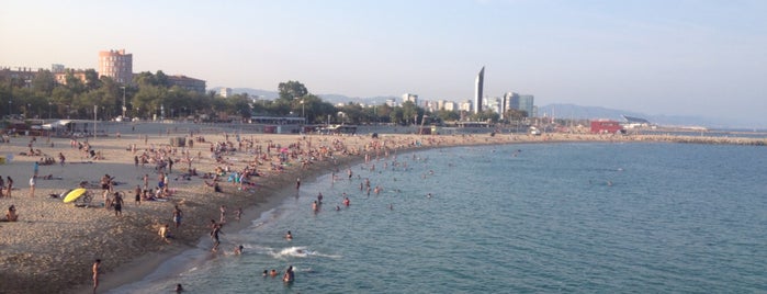 Playa de la Nova Icària is one of Lugares guardados de Fabio.