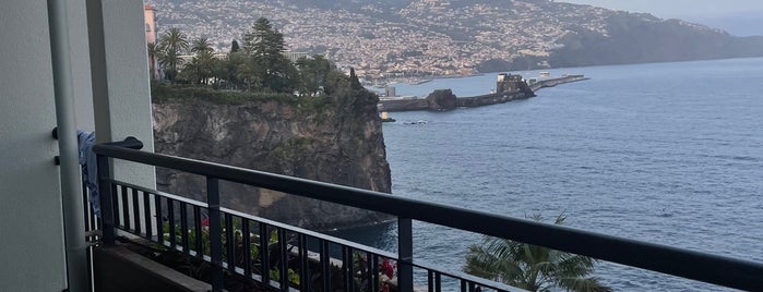 The Cliff Bay (Porto Bay) is one of Madeira.