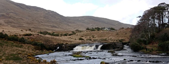 Aasleagh Waterfalls is one of Ireland - 2.