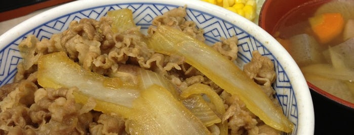 Yoshinoya is one of 食べるとこ.