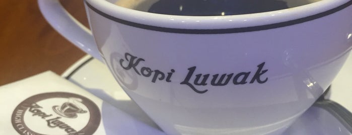 Kopi Luwak is one of CAFE.