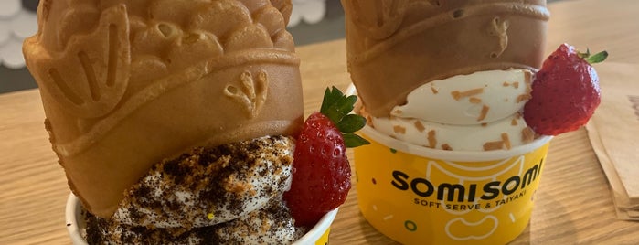 Somi Somi Soft Serve & Taiyaki is one of To Try!.