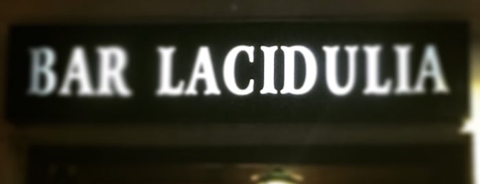 Bar LACIDULIA is one of Locales.