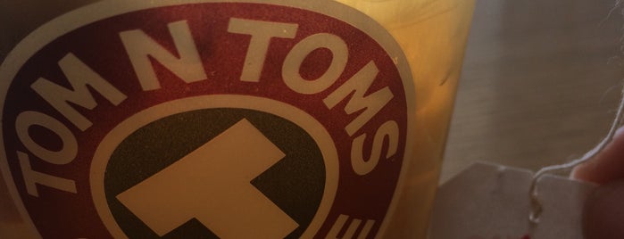 Tom N Toms Coffee is one of Caffeinated.