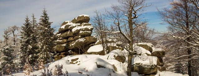 Černá stěna is one of Turistické cíle v Jizerských horách.