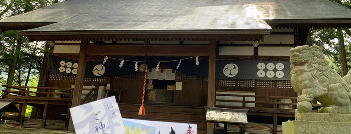 山家神社 is one of 長野に行ったらココに行く！ Vol.2.