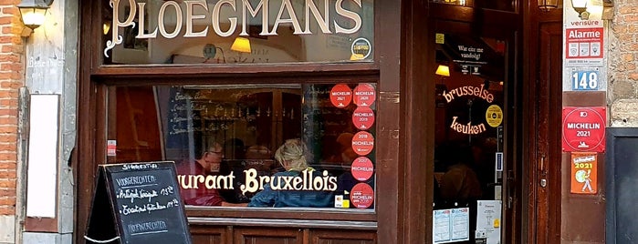 Brasserie Ploegmans is one of Authentic pubs in Brussels. No hipsters!.
