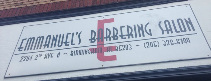Emmanuel's Barber shop is one of Posti che sono piaciuti a Sam.